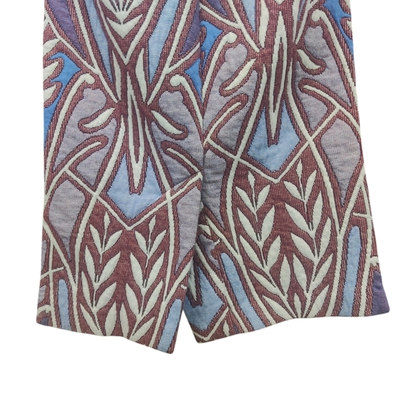 Anthropologie HD in Paris Cleo Jacquard Sheath Dress Blue Sleeveless Size S - Picture 8 of 12